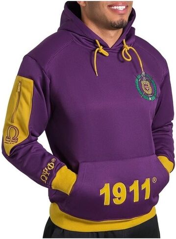 Omega Psi Phi Elite Hooded Pullover in Kuwait