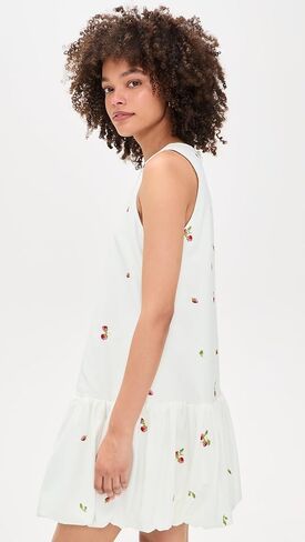 En Saison Women's Strawberry Kiss Bubble Hem Mini Dress in Saudi Arabia