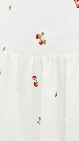En Saison Women's Strawberry Kiss Bubble Hem Mini Dress in Saudi Arabia