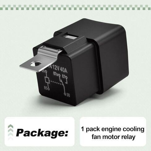 Engine Cooling Fan Motor Relay Compatible with 2009-2016 Wrangler JK Replace 56055667AA 56055667AB in Kuwait