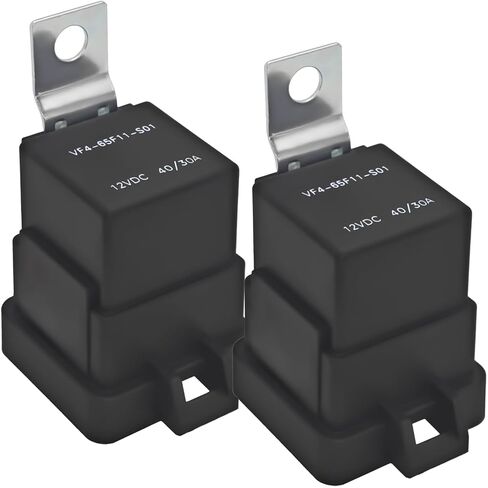 (حزمة من 2) VF4-65F11-S01 12VDC 40/30A 5-Pin مرحل السيارة - SPDT مرحل الطاقة العالي الحالي لتطبيقات السيارات in Kuwait