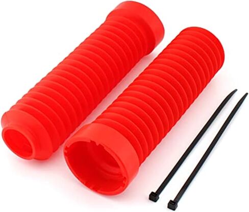 Front Fork Gaiters Boots Shock Covers Protector Red Fork Cover Gaiters Boots Shock Protector Replacement for ATC 250R 1983 1984 1985 1986350X ATC 1985 1986 1987 Fron in Saudi Arabia