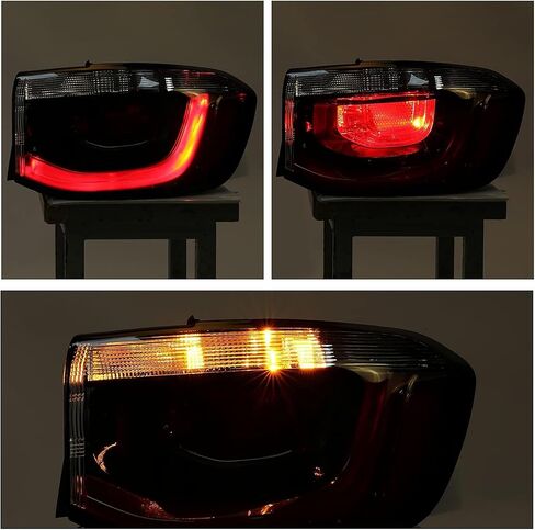 Kojem Tail Light Compatible with 2017-2021 Jeep Compass Right Side Lamp Stop Indicator Outer Car W/Blub Rear Brake Passenger RH Replacement for CH2804115 55112838AC in Saudi Arabia