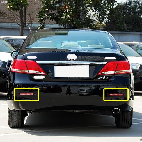 LED Rear Bumper Reflector Lights Fit for Toyota Venza Camry Rav4 Sienna Avalon Matrix Sienna Lexus Tail Light Assembly with LED Driving/Brake/Turn Signal Light Fog Light in Saudi Arabia