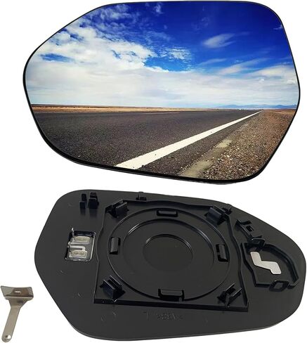 Driver Side Heated Mirror Glass Compatible with Toyota Camry 2018-2024, Corolla 2019-2024, Prius 2016-2022,Left Power Heated Convex Mirror Glass 8790706170, 8790733090, 8790733110, TO1324141 in Kuwait