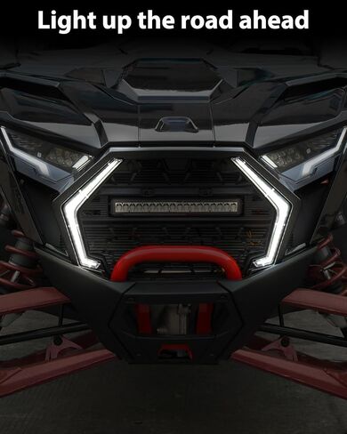 مصابيح SAUTVS LED لشبكة 2025 Polaris RZR PRO XP/PRO R/PRO S، ملحقات مصابيح الشواية المقاومة للماء باللون الأبيض DRL (قطعتان، استبدال #2417278، #2417279) in Saudi Arabia