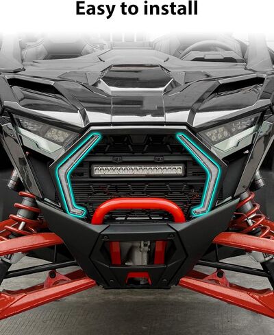 مصابيح SAUTVS LED لشبكة 2025 Polaris RZR PRO XP/PRO R/PRO S، ملحقات مصابيح الشواية المقاومة للماء باللون الأبيض DRL (قطعتان، استبدال #2417278، #2417279) in Saudi Arabia