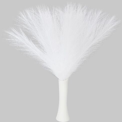 30 Pcs Artificial Pampas Grass 15.7 Inch,Short Faux Pampas Grass Home Decor,Floral Fake Grass Pampas Branches Fall Vase Filler Flower Arrangement for Home Wedding Best Boho Chic Decor(Red) in Kuwait