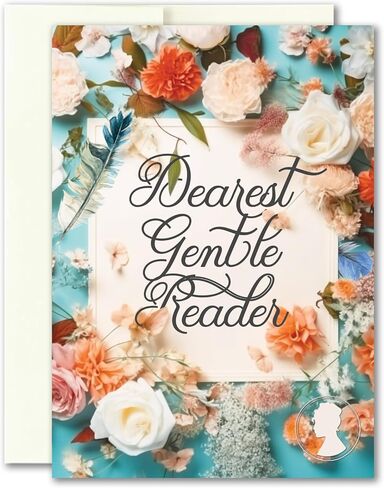 Dearest Gentle Reader Bridgerton Lady Whistledown I Burn for You Greeting Card 5x7 inch w/Envelope (You're a Diamond) in Saudi Arabia