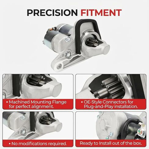 محرك تشغيل 17982 متوافق مع Nissan Sentra 2.0L 1.8L 1.6L 07-19، Versa 1.8 07-12، Juke 11-17، Cube 09-14، NV200 13-21، محرك شيفروليه سيتي إكسبريس 15-18 L4 OE# S114-902A 19317693 in Kuwait