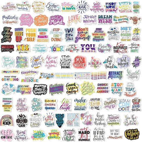 200PCS Easter Stickers, Inspirational Christian Stickers, Waterproof Planner Sticker for Water Bottle, Laptop, Planner, Journaling, Scrapbook, Bible Verse Sticker, Christian Gifts for Women - Colorful in Kuwait