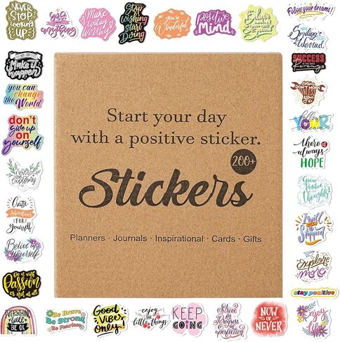 200PCS Easter Stickers, Inspirational Christian Stickers, Waterproof Planner Sticker for Water Bottle, Laptop, Planner, Journaling, Scrapbook, Bible Verse Sticker, Christian Gifts for Women - Colorful in Kuwait