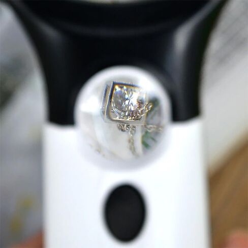 Heavy-Duty Magnifying Glass with Light | 3X & 45x Magnification | Scratch-Proof Lens | Handheld | Lightweight | for Seniors with Macular Degeneration, Adults with Hobbies & Kids with Curiosity in Saudi Arabia