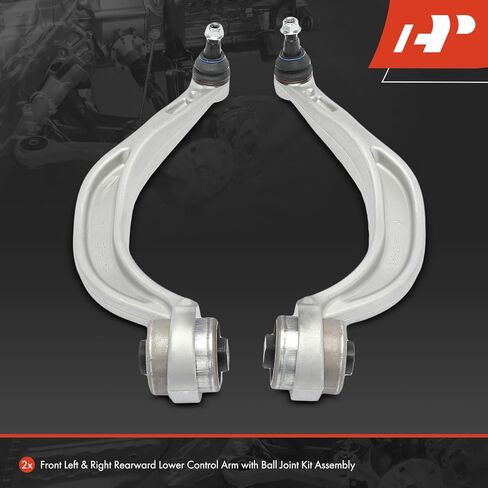 A-Premium 2 x Front Rearward Lower Control Arm with Ball Joint & Bushing, Compatible with Audi Q5 2018-2020, A6 Quattro/A7 Sportback 2019-2020, SQ5 2018-2020 in Saudi Arabia