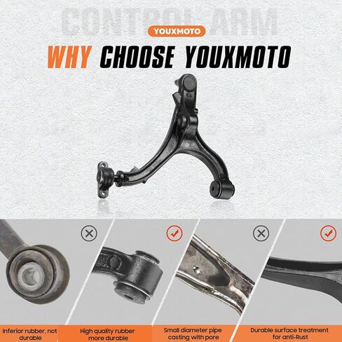 Front Upper & Lower Control Arms Fit for Jeep Commander 2006-2010, Grand Cherokee (Excludes SRT8) 2005-2010, 12PCS Suspension Kits in Saudi Arabia