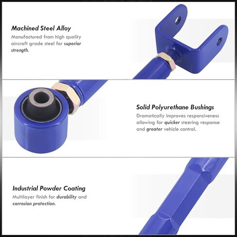 AJP Distributors Rear Lower Adjustable Suspension Steel Camber Control Arms Kit Blue For E36 E46 3-Series E85 Z4 1992 1993 1994 1995 1996 1997 1998 1999 2000 2001 2002 2003 2004 2005 2006 2007 2008 in Kuwait