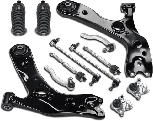 POWERGEAR 12 قطعة نظام التعليق الأمامي السفلي ذراع التحكم Sway Bar Link Kit مناسب لـ 2010-2015 Toyota Prius Plug-In Lexus CT200h in Kuwait