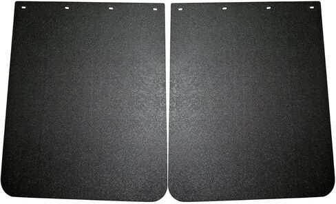 Universal 24" X 4" Louvered Mud Flap Weights Stainless Steel & 24"x 30" Black Straight Rubber Mud Flaps, with 3 Studs, for Semi Trucks Peterbilt Freightliner Kenworth Volvo and Western Star in Kuwait