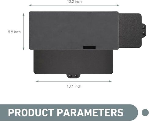 Sun Visor Extender for Car, 12.2" x 5.9" Clip-On Visor Extender Attachment, Anti-Glare Side Sun Blocker for Car Truck SUV, Automotive Interior Sun Protection (Black) in Kuwait