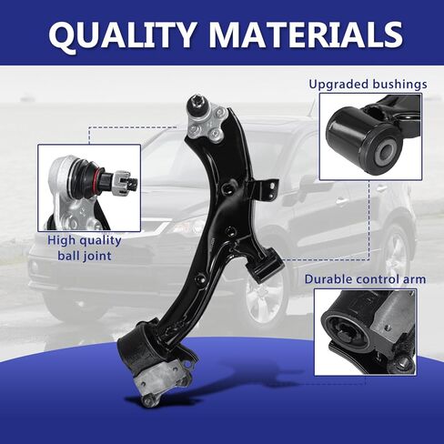 Control Arm, Replacement For Front Control Arm With Ball Joint Sway Bar Inner Outer Tie Rod Compatible With 2007-2012 Acura RDX - 10 Pcs in Saudi Arabia