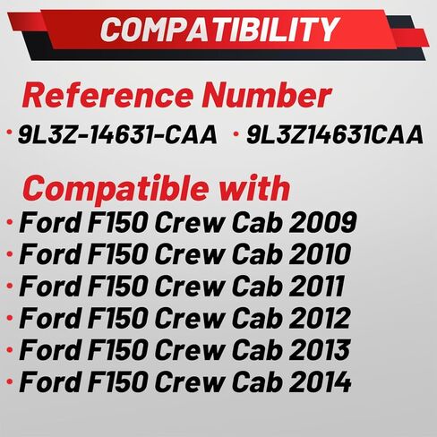 Upgraded Rear Left Door Jumper Wire Assembly Compatible with Ford F-150 2009-2014 Crew Cab Driver Side Door Jumper Harness Replace 9L3Z-14631-CAA 9L3Z14631CAA in Kuwait