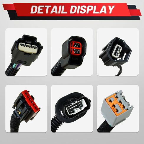 Upgraded Rear Left Door Jumper Wire Assembly Compatible with Ford F-150 2009-2014 Crew Cab Driver Side Door Jumper Harness Replace 9L3Z-14631-CAA 9L3Z14631CAA in Kuwait