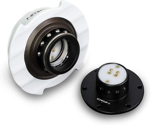 NRG Innovations SRK-250BK-WT Quick Release Kit ((Choose Body Color) / White Ring with Finger Grooves) in Saudi Arabia
