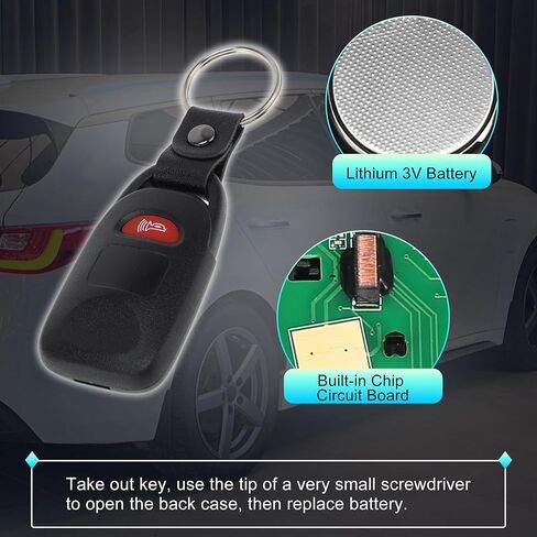 X AUTOHAUX OSLOKA-310T 314MHz استبدال دخول بدون مفتاح عن بعد مفتاح ذكي فوب لكيا أوبتيما 2006-2010 لشركة هيونداي سوناتا 05-15 لشركة هيونداي إلنترا 06-16 2 قطعة in Kuwait