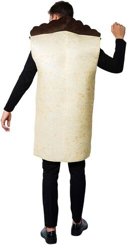 ReneeCho Adult Burrito Costume Halloween Funny Food costumes Mexican Food Mascot Men Women in Saudi Arabia