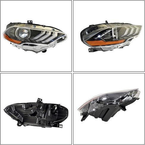 JR3Z13008A RH Headlamps Assembly with DRL Replacement for Mustang 2018-2020 Projector Headlights Right Side in Saudi Arabia