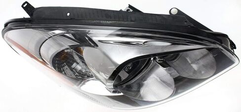 مجموعة المصابيح الأمامية Garage-Pro لراكب سائق Buick Lucerne 2006-2011 هالوجين مع لمبة (مصابيح) CAPA مع إشارة انعطاف بيضاء، تناسب CX، CXL، CXL إصدار خاص، استبدال فائق # 25974773، 25974774 in Saudi Arabia