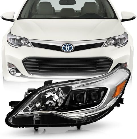KEEKPO-For 2013-2015 Toyota Avalon Halogen Type Factory المصابيح الأمامية لجهاز العرض المصابيح الأمامية زوج استبدال اليسار + اليمين in Saudi Arabia