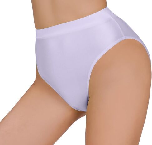 FEOYA Women Sexy Oill Glossy Bikini Briefs High Waist Cheeky Panties See Through Sheer Bottoms Underwear for Club Party in Saudi Arabia