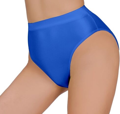 FEOYA Women Sexy Oill Glossy Bikini Briefs High Waist Cheeky Panties See Through Sheer Bottoms Underwear for Club Party in Saudi Arabia