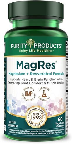 Purity Products - MagRes Formula Magnesium + Resveratrol 60 capsules in Kuwait