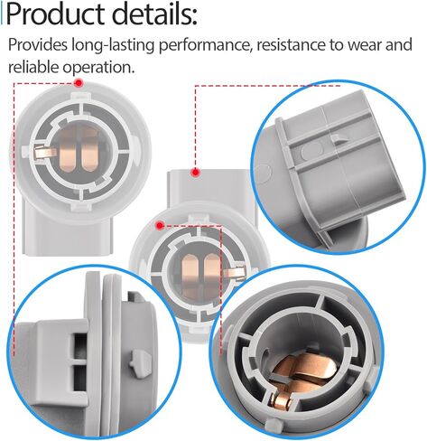 2 Pcs Turn Signal Socket Compatible with Kia Forte 2019-2021 Replace 92164-M7000, Front Left and Right Side Car Light Bulb Socket in Saudi Arabia