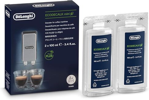 De'Longhi Eco Descaler Set of 2, Two Bottles, Clear in Saudi Arabia