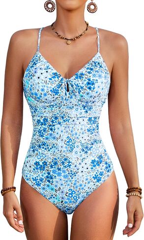 Jolefille Underwire قطعة واحدة ملابس السباحة النساء البطن التحكم التغطية الكاملة ثوب السباحة رفع عالية قطع بِدل السباحة الأزهار في سن المراهقة in Kuwait