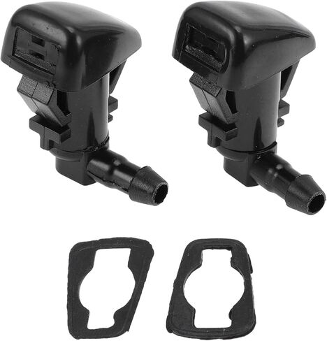 2pcs Windshield Washer Nozzle for Dodge Charger 2011-2018 for Chrysler 300 Front Windshield Spray Nozzles Wiper Spray Washer Jet No.5182327AA Black in Saudi Arabia