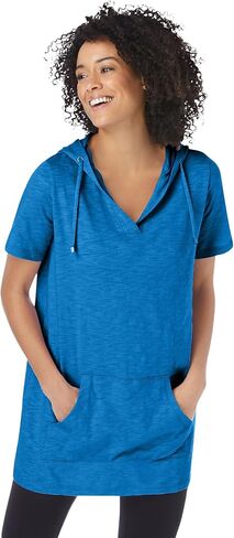 Woman Within Plus Size Short-Sleeve Hoodie in Saudi Arabia
