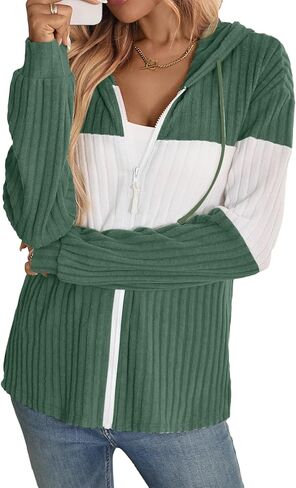 Women's Zip Up Hoodies, Long Sleeve Hoodie, Casual Sweatshirt Jackets Tops in Saudi Arabia