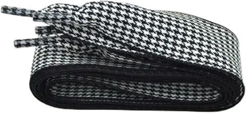 2.5cm British Style Lattice Shoelaces, Printed Sports Laces for Women & Men in Saudi Arabia