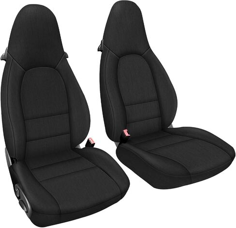 Seat Covers Compatible with 1997-2004 Porsche Boxster 911/996/986, Heavy Duty Cationic Linen Fabric Seat Protector in Kuwait
