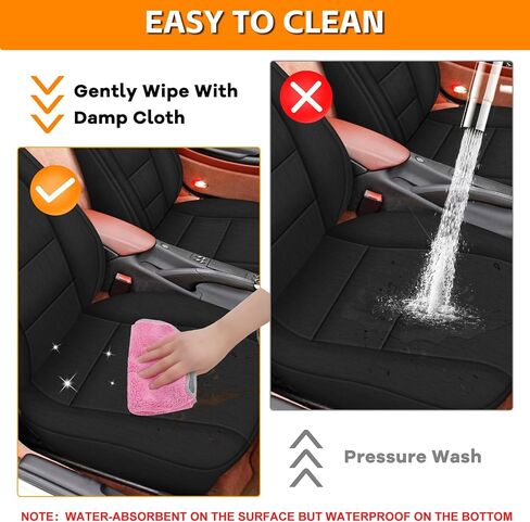 Seat Covers Compatible with 1997-2004 Porsche Boxster 911/996/986, Heavy Duty Cationic Linen Fabric Seat Protector in Kuwait