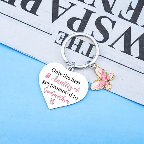 Godmother Proposal Gift Godmother Gift God Mother Keychain God Parents Presents Proposal Gifts Mother's Day Gifts for GodMom in Kuwait