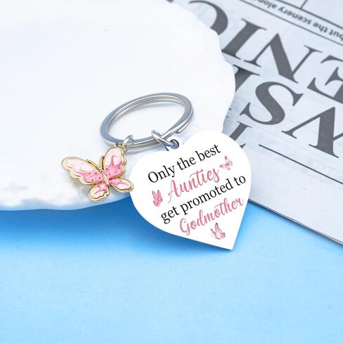 Godmother Proposal Gift Godmother Gift God Mother Keychain God Parents Presents Proposal Gifts Mother's Day Gifts for GodMom in Kuwait