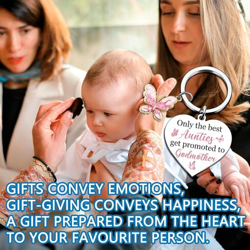 Godmother Proposal Gift Godmother Gift God Mother Keychain God Parents Presents Proposal Gifts Mother's Day Gifts for GodMom in Kuwait
