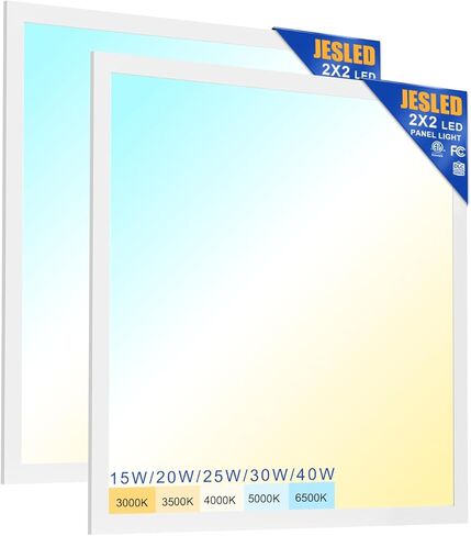 jesled 24 حزمة 6 بوصة 7cct رقيقة جدا أدى ضوء راحة مع مربع تقاطع، 2700k / 3200k / 3900k / 4500k / 5000k / 6000k / 6500k راحة ضوء السقف أدى، خافتة أدى أضواء يمكن، الإضاءة راحة in Kuwait