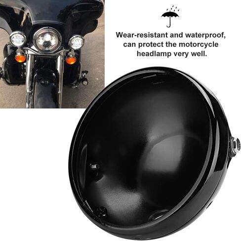 7In Motorcycle Headlamp Case Protective Shell Led Light Housing Modification For Headlight Durable Iron 7Inch Motorcycle Accessory in Kuwait
