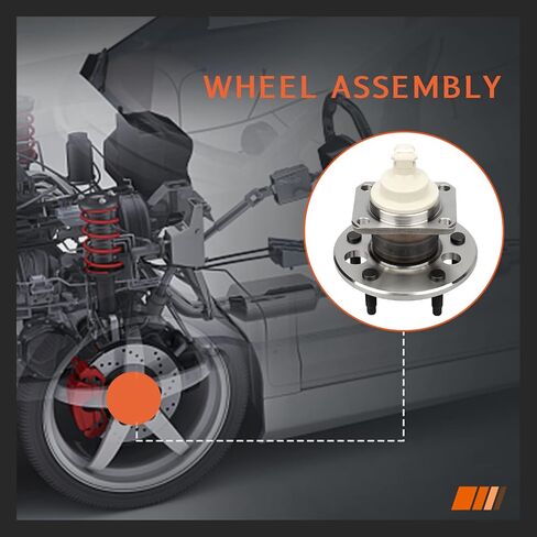 DRIVESTAR 512244 محور العجلة الخلفية ومجموعة المحمل لبويك سينشري لاكروس ريجال تيرازا/شيفروليه إمبالا مونتي كارلو أبلاندر فينشر/بونتياك أزتيك جراند بريكس مونتانا/ترحيل زحل مع ABS in Saudi Arabia
